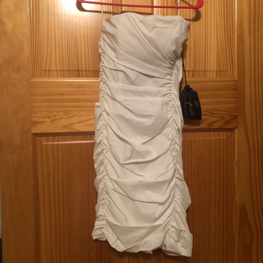 White cocktail dress